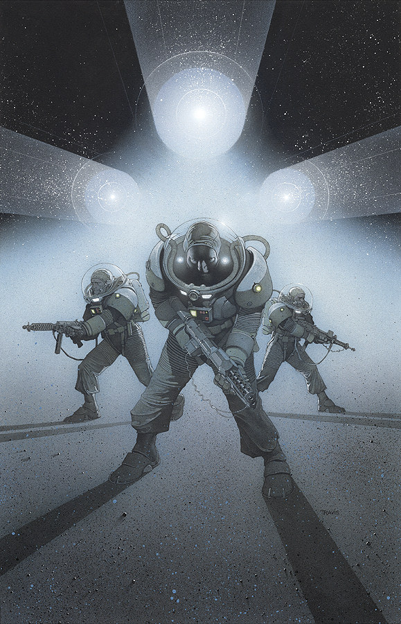 Cover to Star Wars: Knights of the Old Republic #4 by Travis Charest