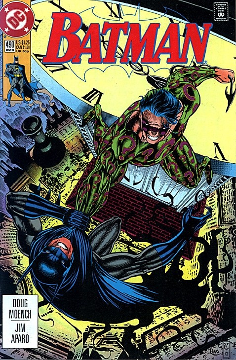 Cover to Batman #490