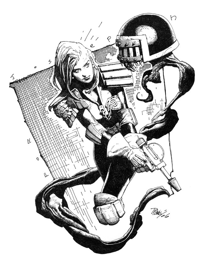 Judge Anderson Sketch by Travis Charest