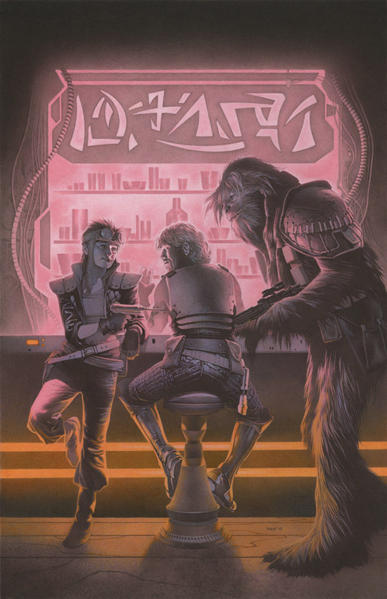 Cover to Star Wars Legacy #14 by Travis Charest