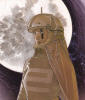 Spacegirl and the Moons sketch by Travis Charest