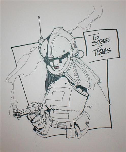 One Armed space Girl