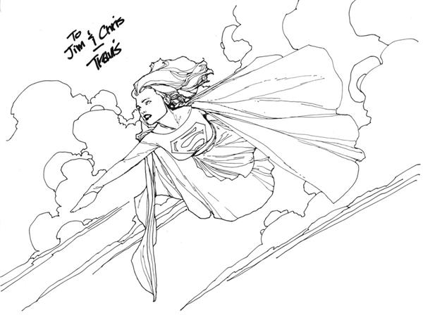 Supergirl sketch 002