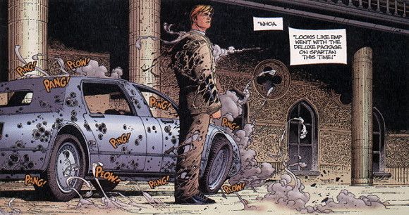 Issue 1 Spartan gets shot